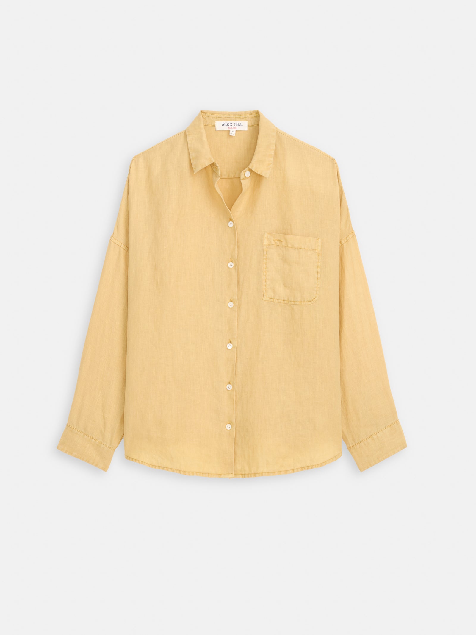 Jo Shirt in Linen - Light Sienna