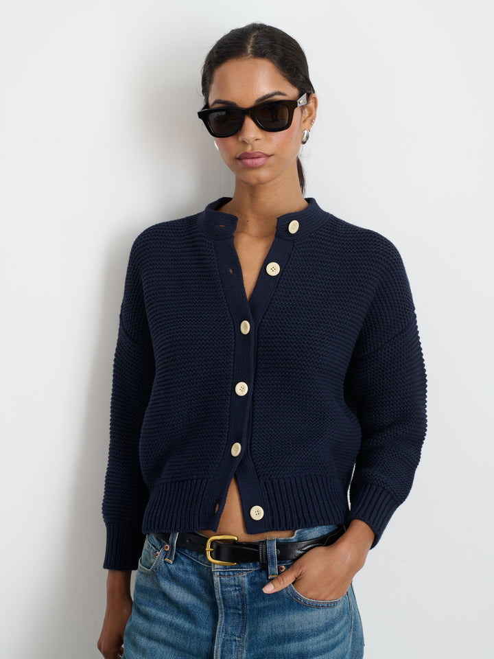 Nico Chunky Cardigan - Dark Navy