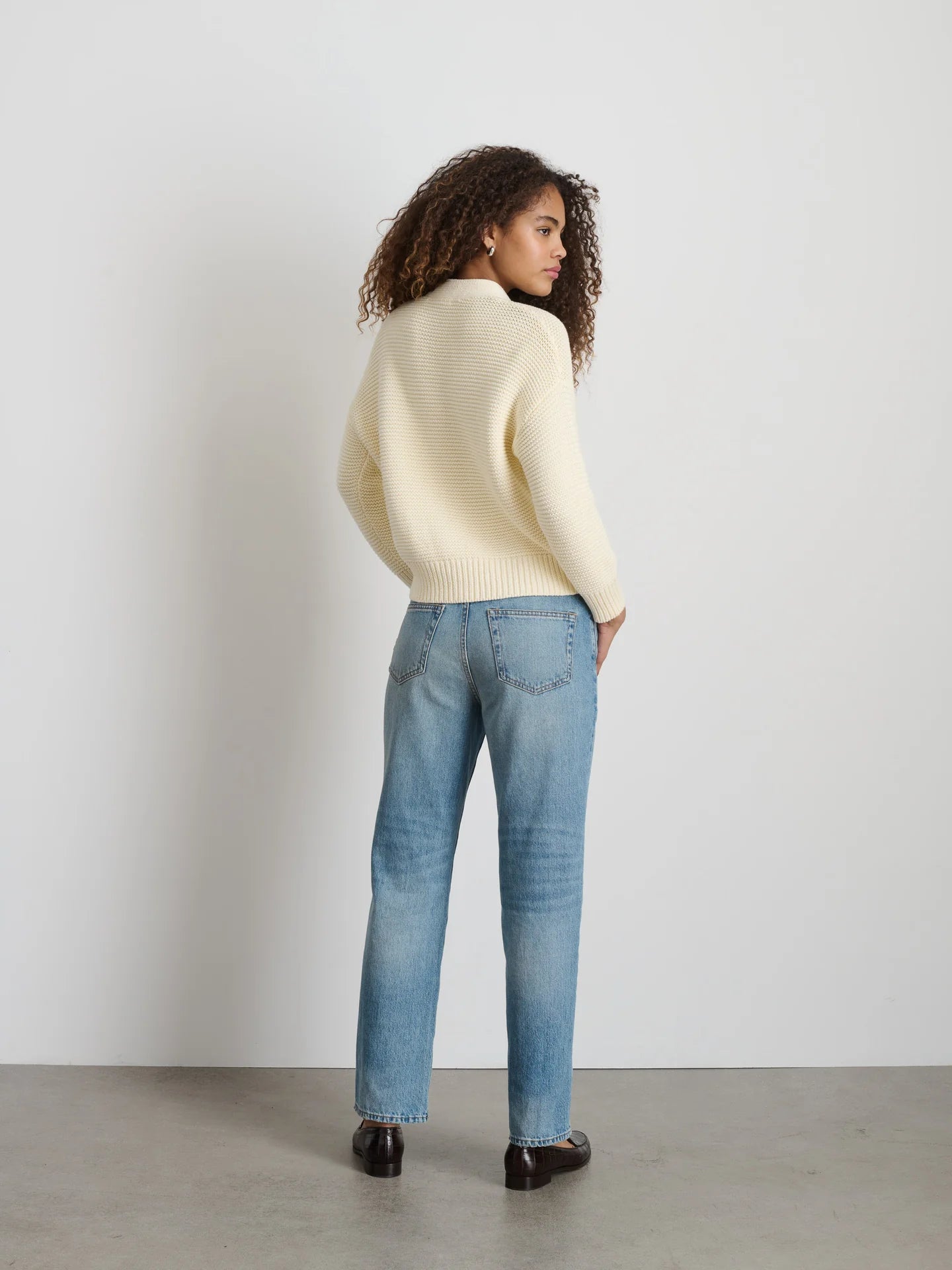 Nico Cardigan in Cotton - Ivory