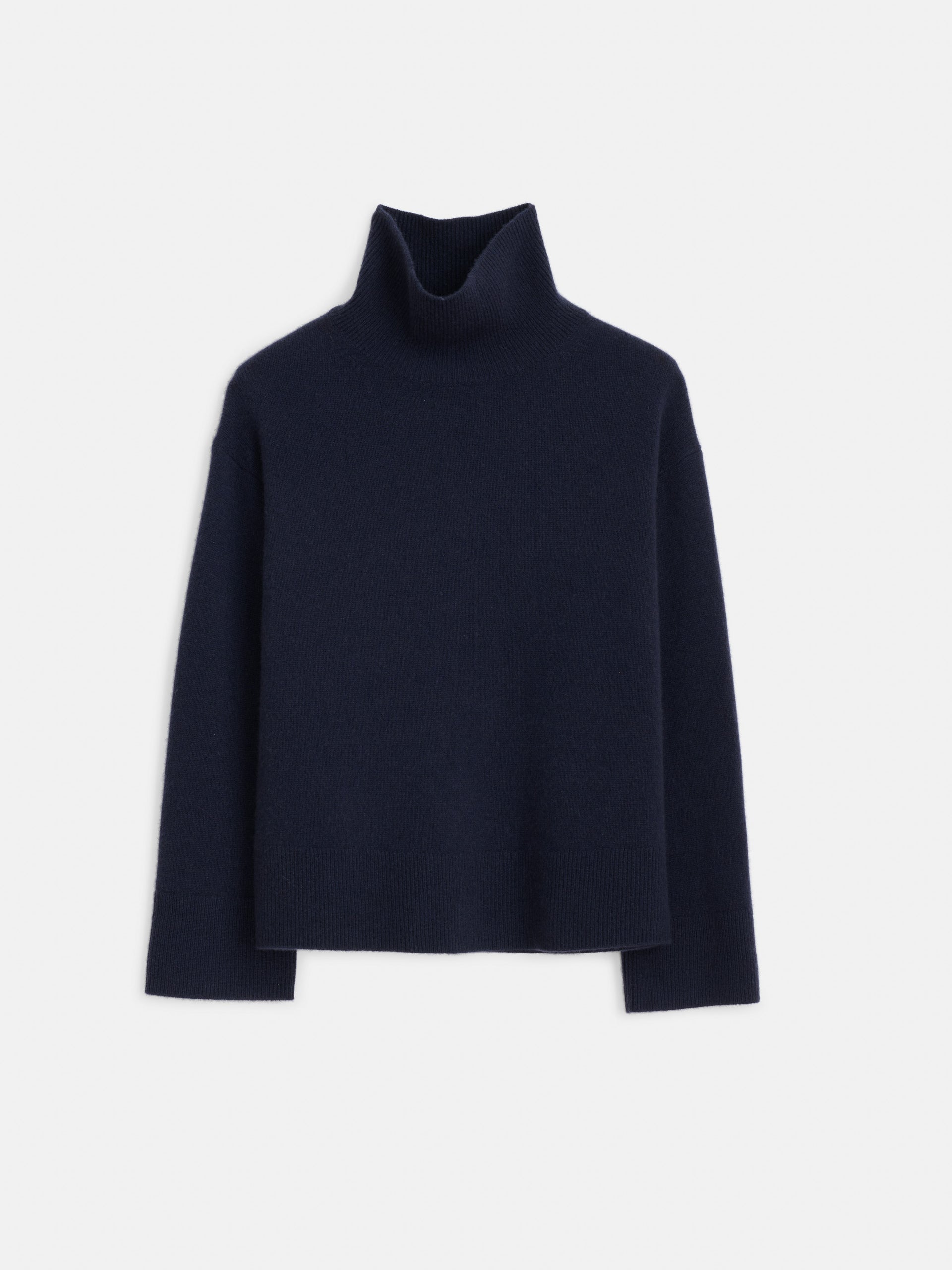 Cecile Turtleneck Sweater in Cashmere - Navy