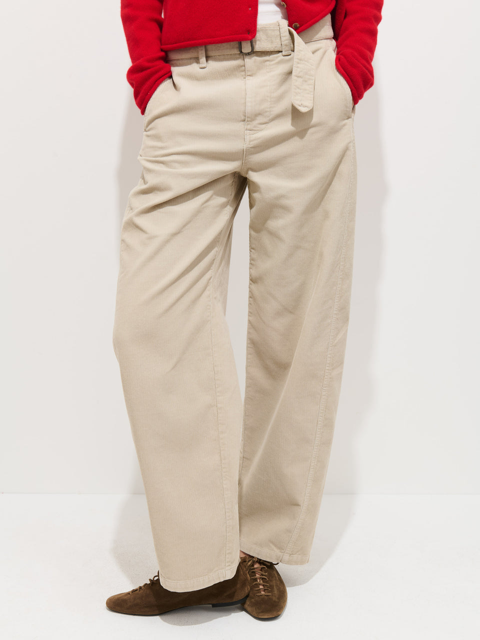 9th Street Pant in Cord - Oatmeal