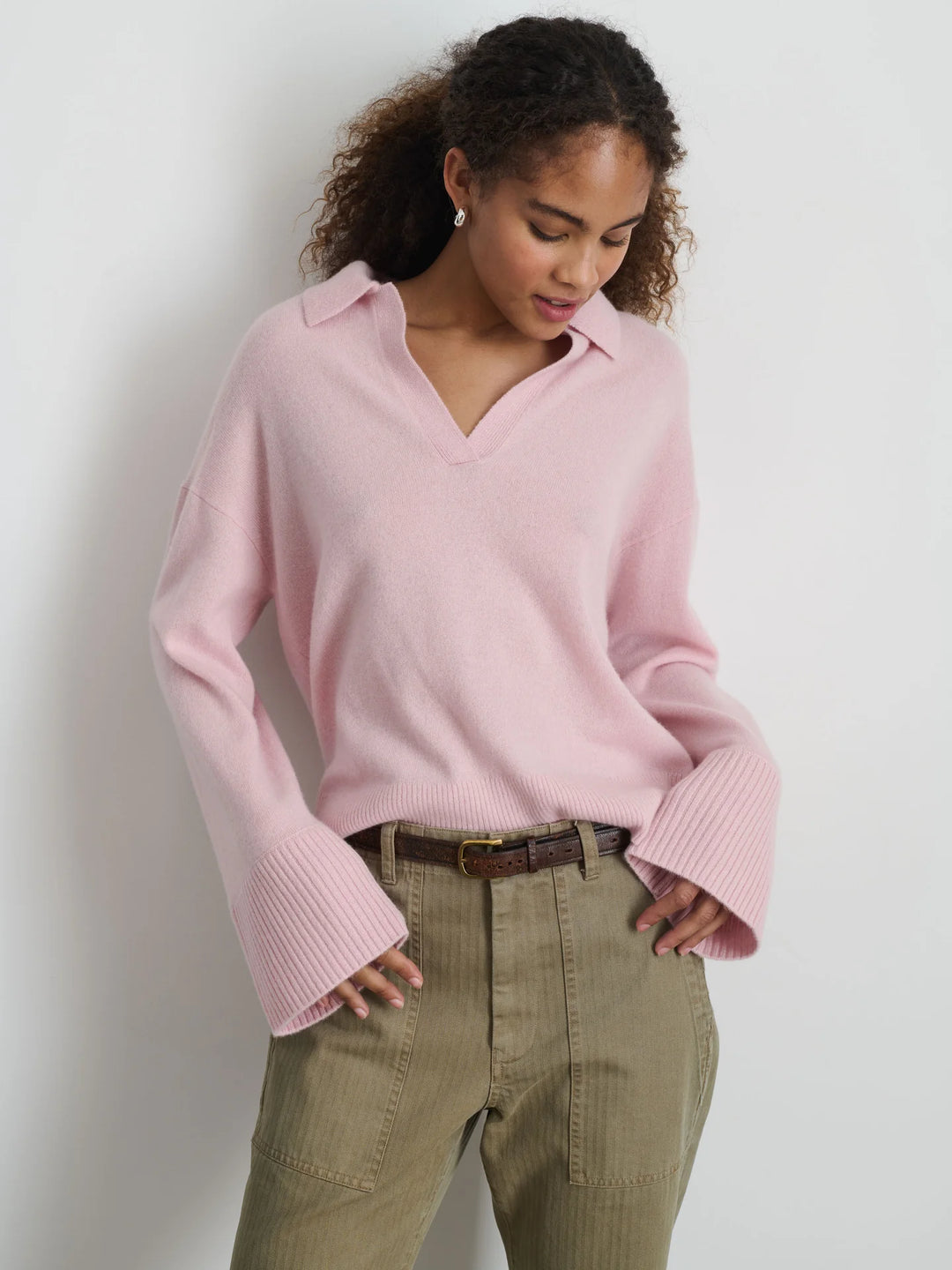 Isa Polo Pullover in Cashmere