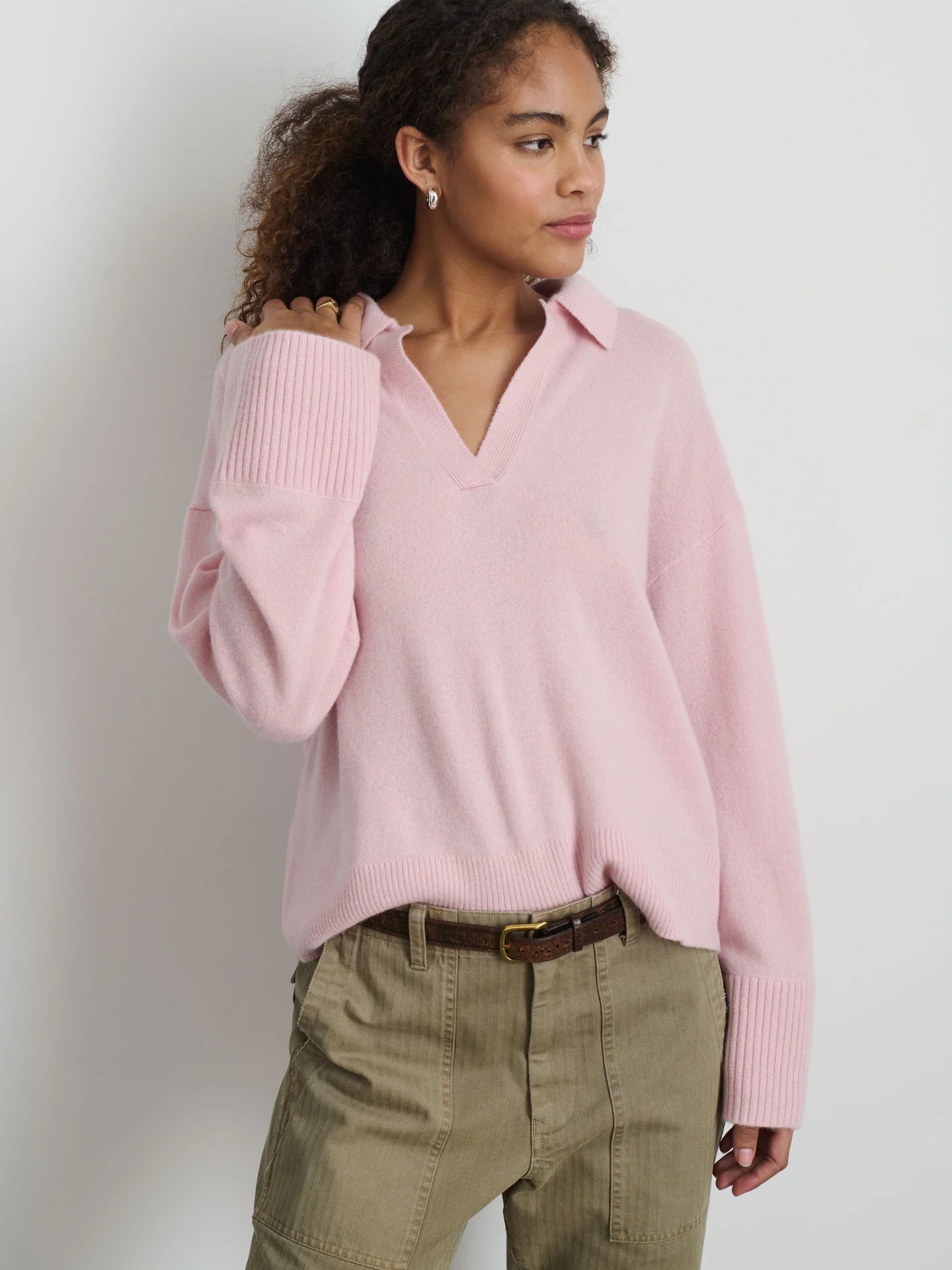 Isa Polo Pullover in Cashmere