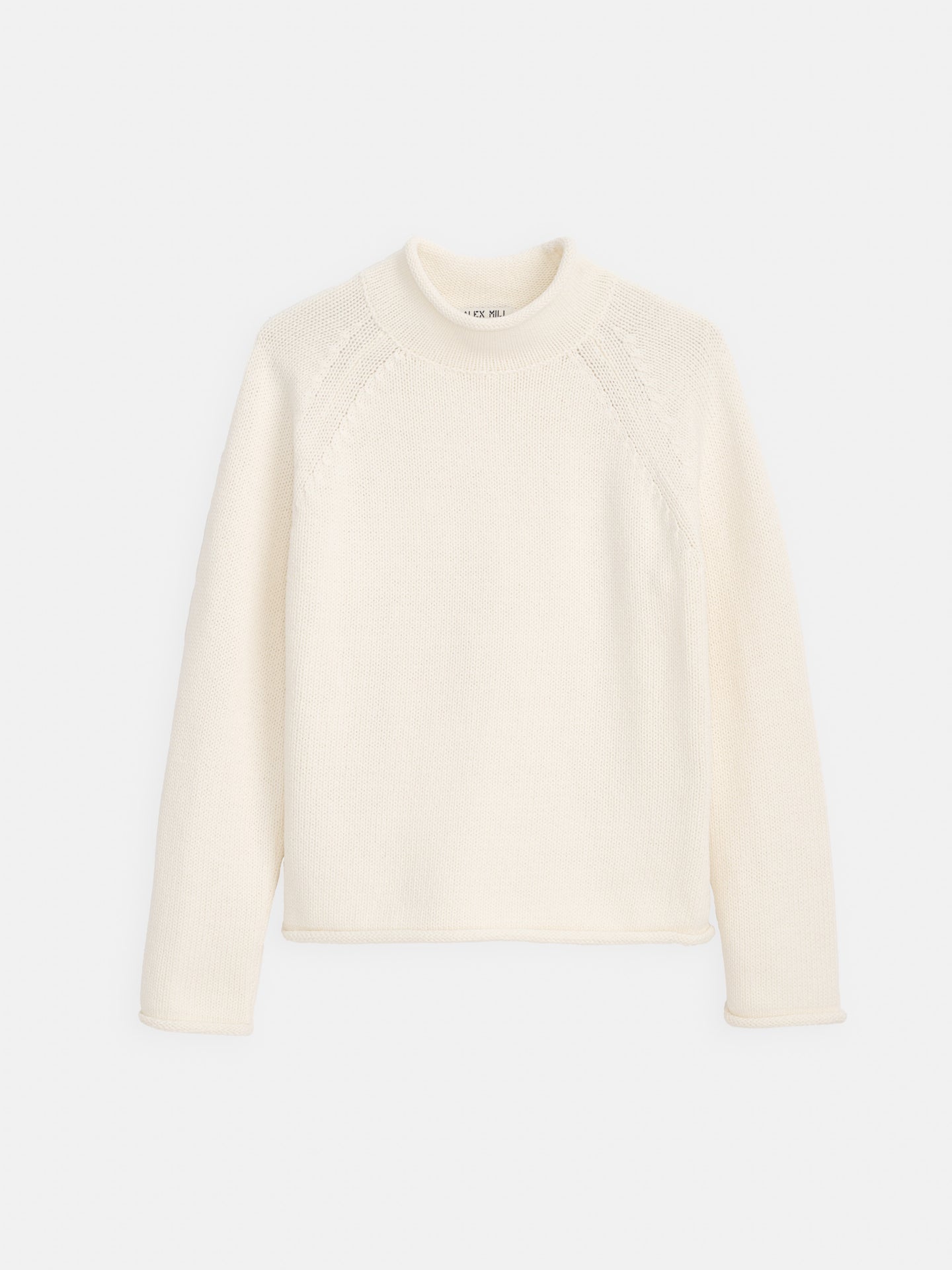 Eastport Rollneck in Cotton -  Sea Salt
