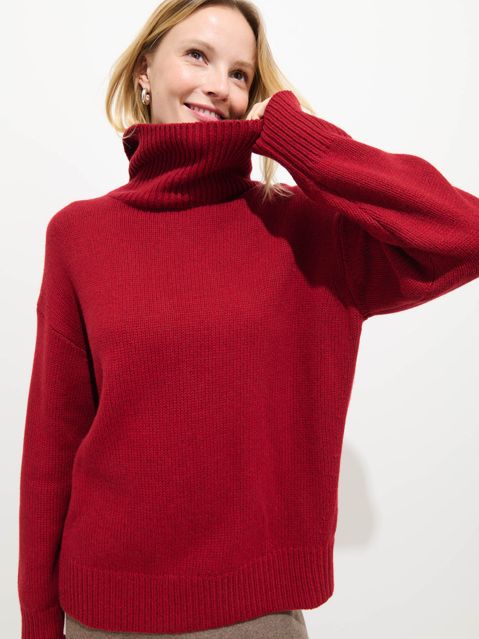 Nottinghill Turtleneck Sweater - Wine