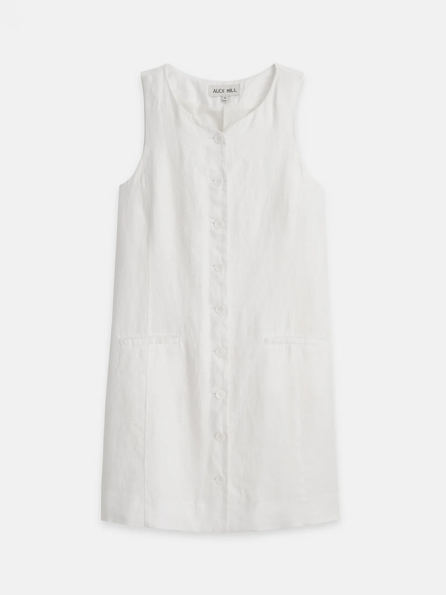 Anna Vest Dress in Linen