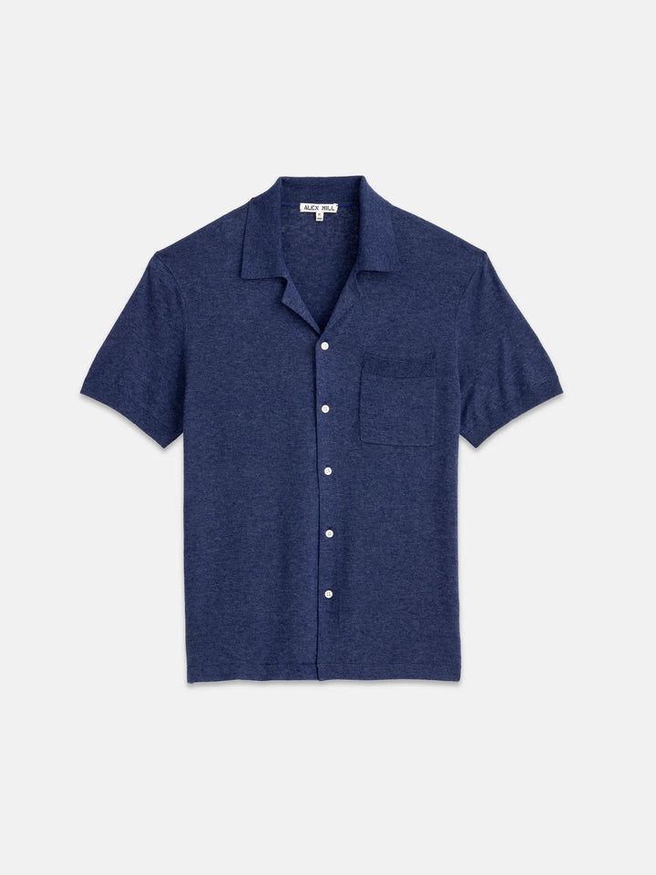Aldrich Knit Shirt in Hemp Cotton