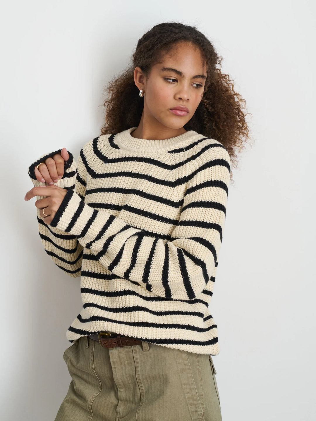Amalie Pullover Sweater in Stripe