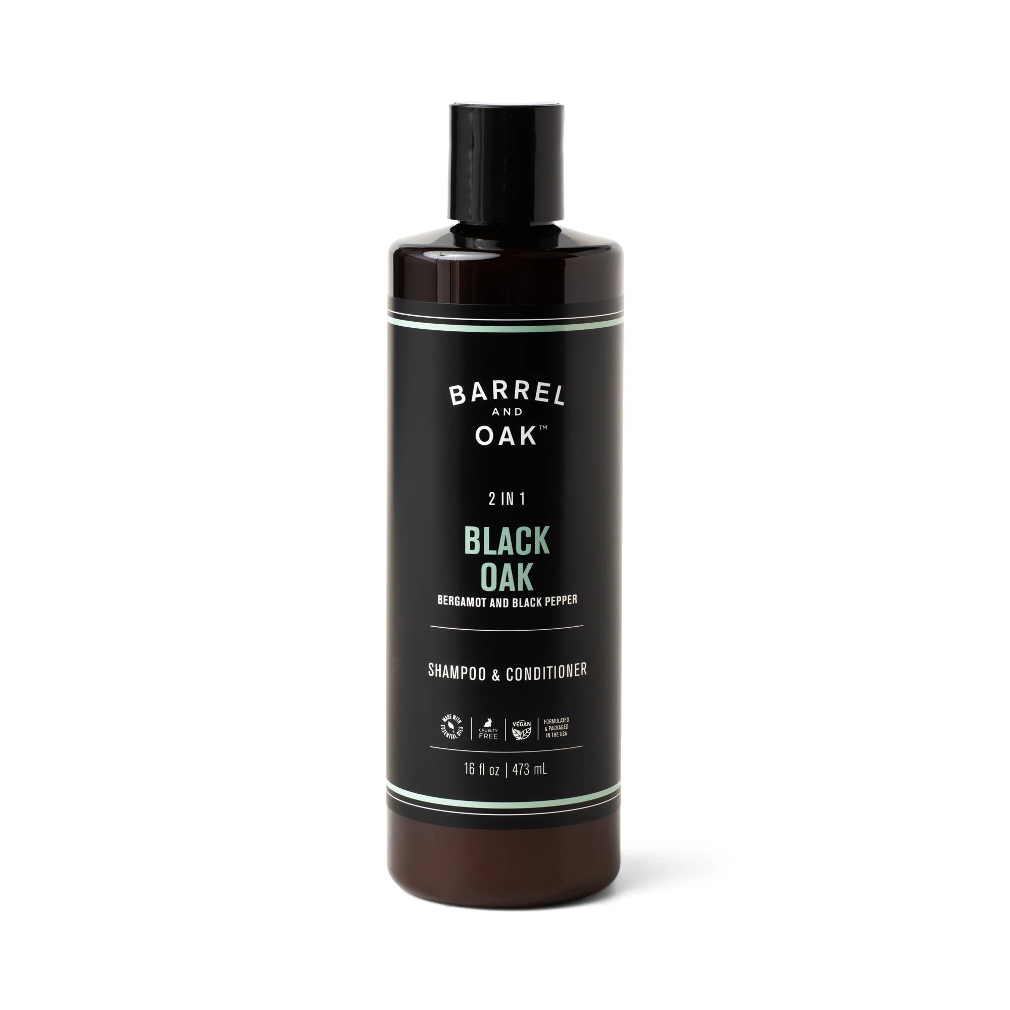 2-in-1 Shampoo & Conditioner - Black Oak 16 fl oz.