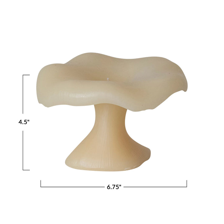 Unscented Mushroom Shaped Candle