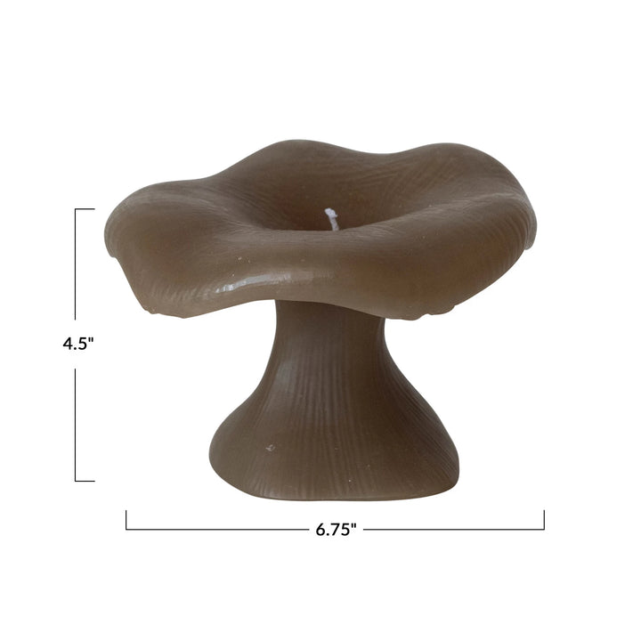 Unscented Mushroom Shaped Candle