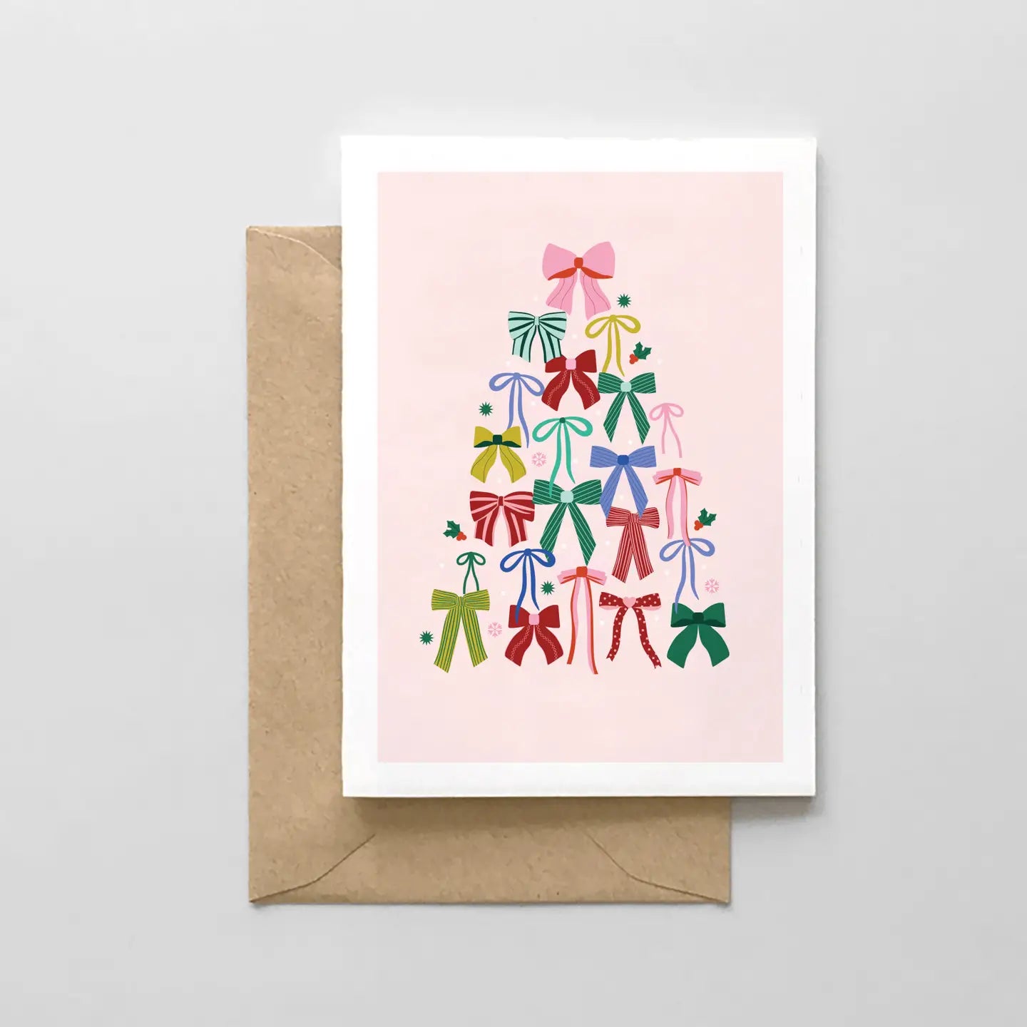 Pink Bow Christmas Tree Design