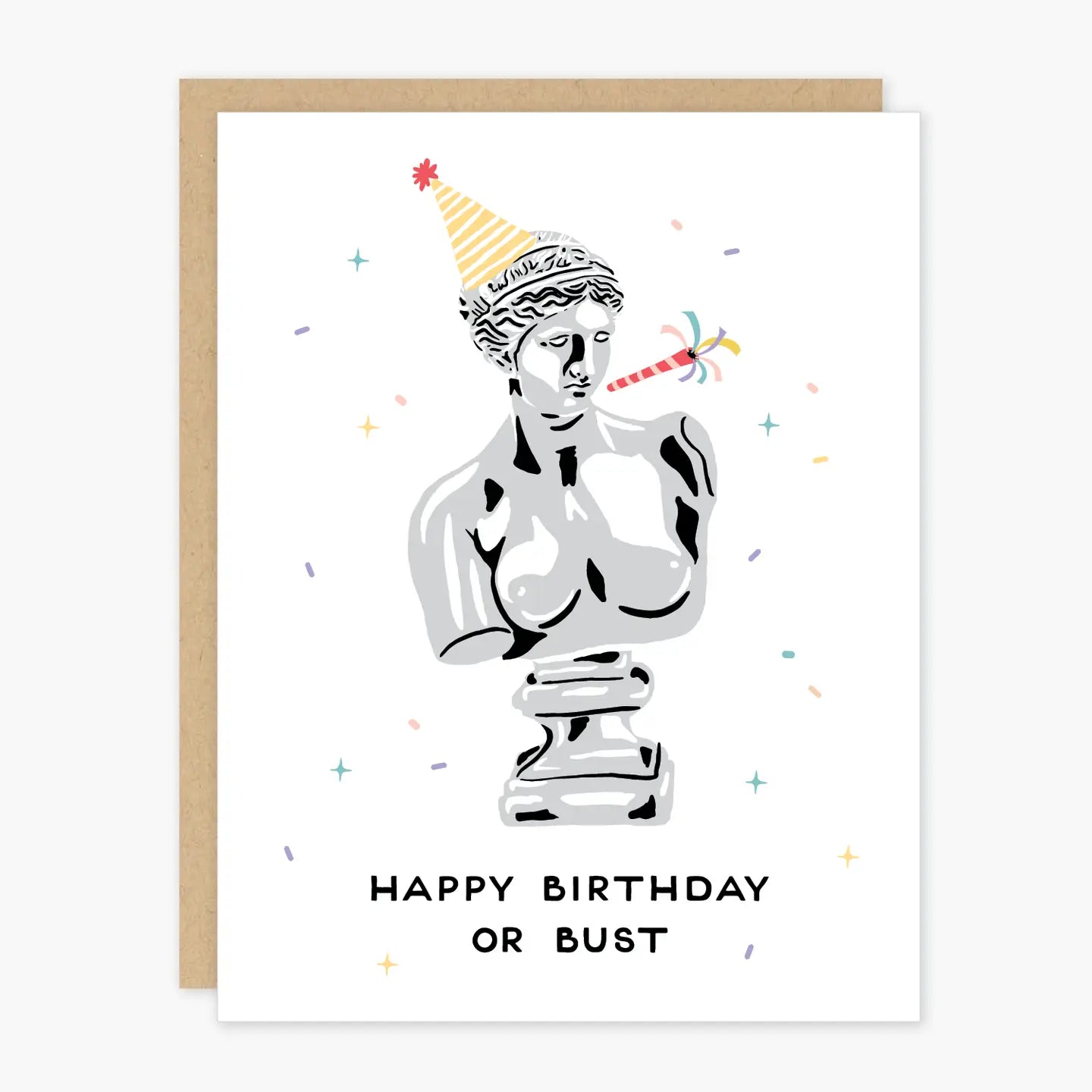 Birthday Bust Card