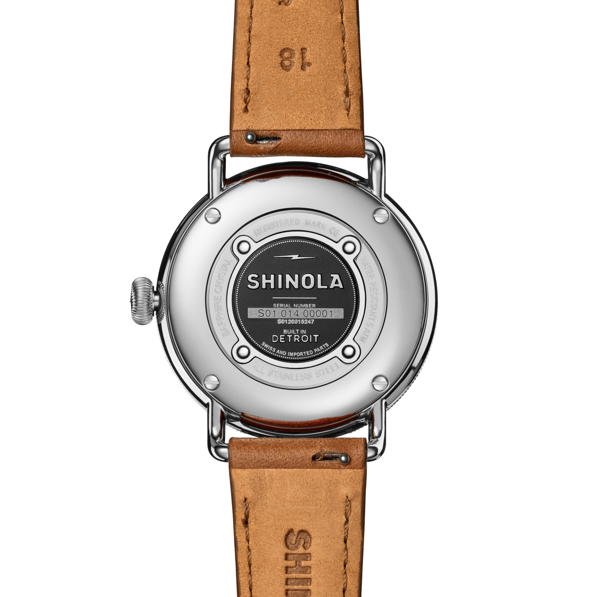 Canfield Watch - 38mm Tan/Blue