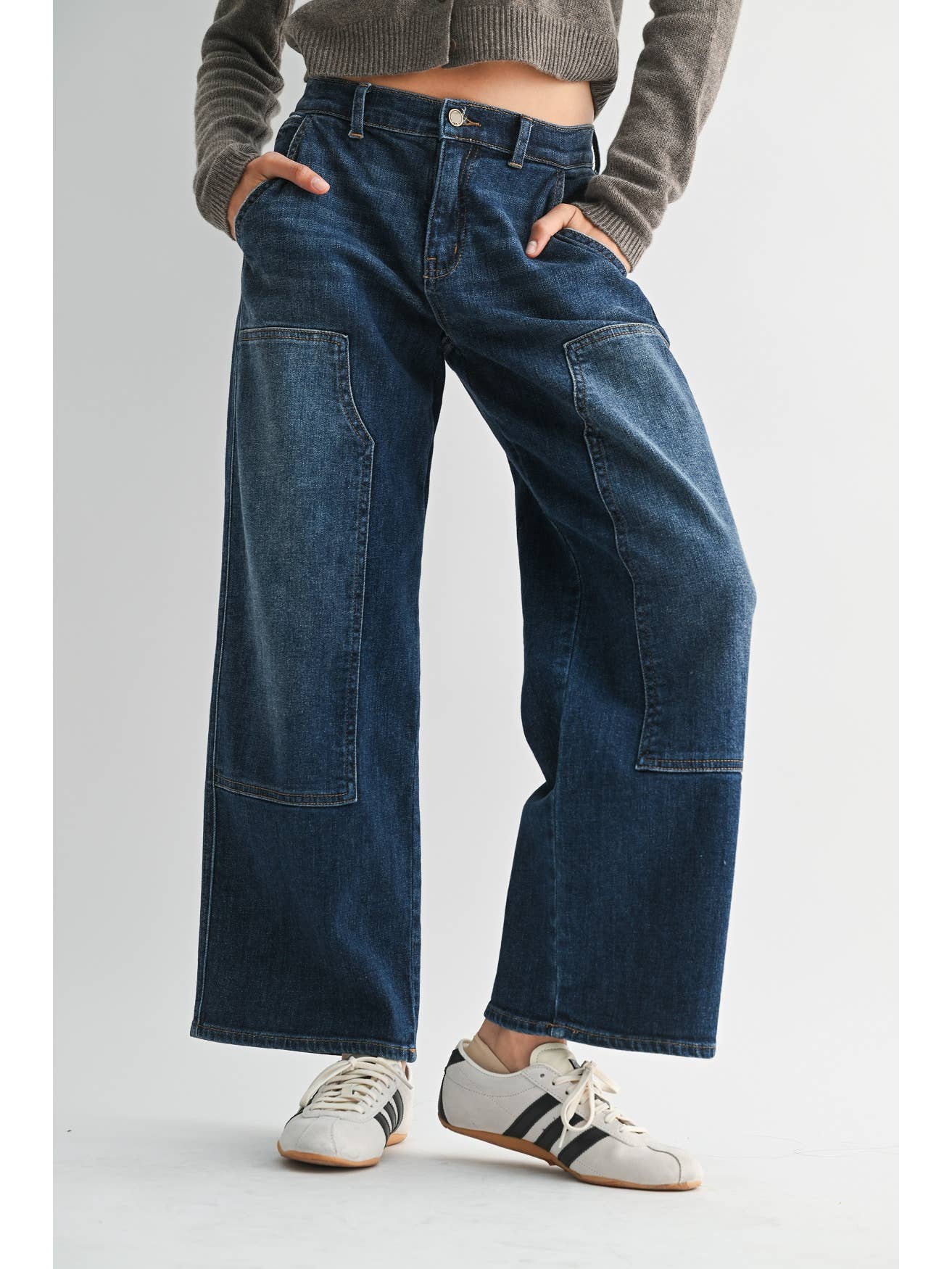 Wide Leg Garden Jean - Dark Wash