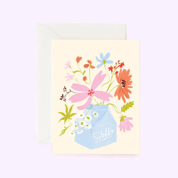 Milk Carton Flowers