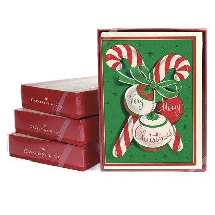 Candy Canes Christmas Boxed Notes