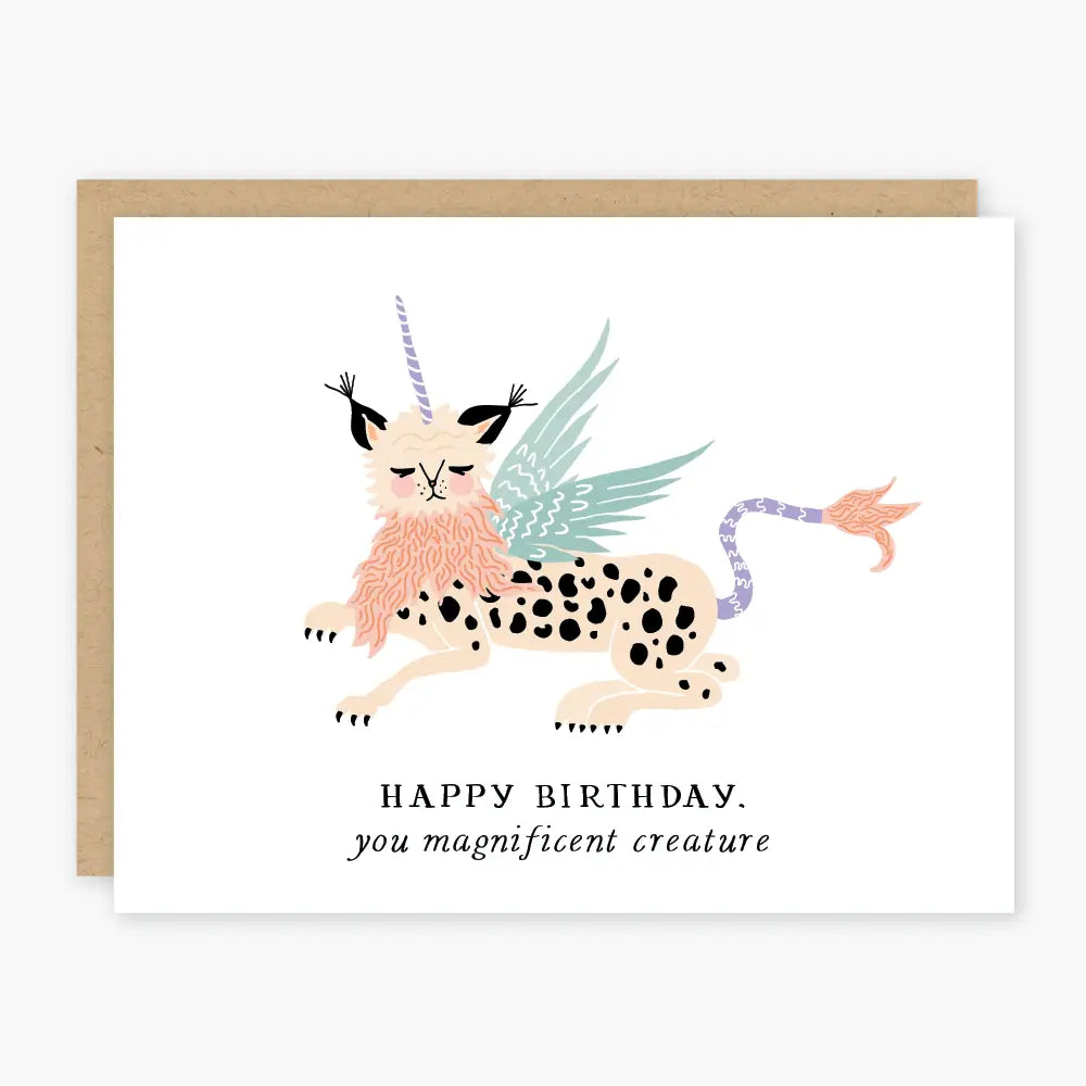 Birthday Creature Card