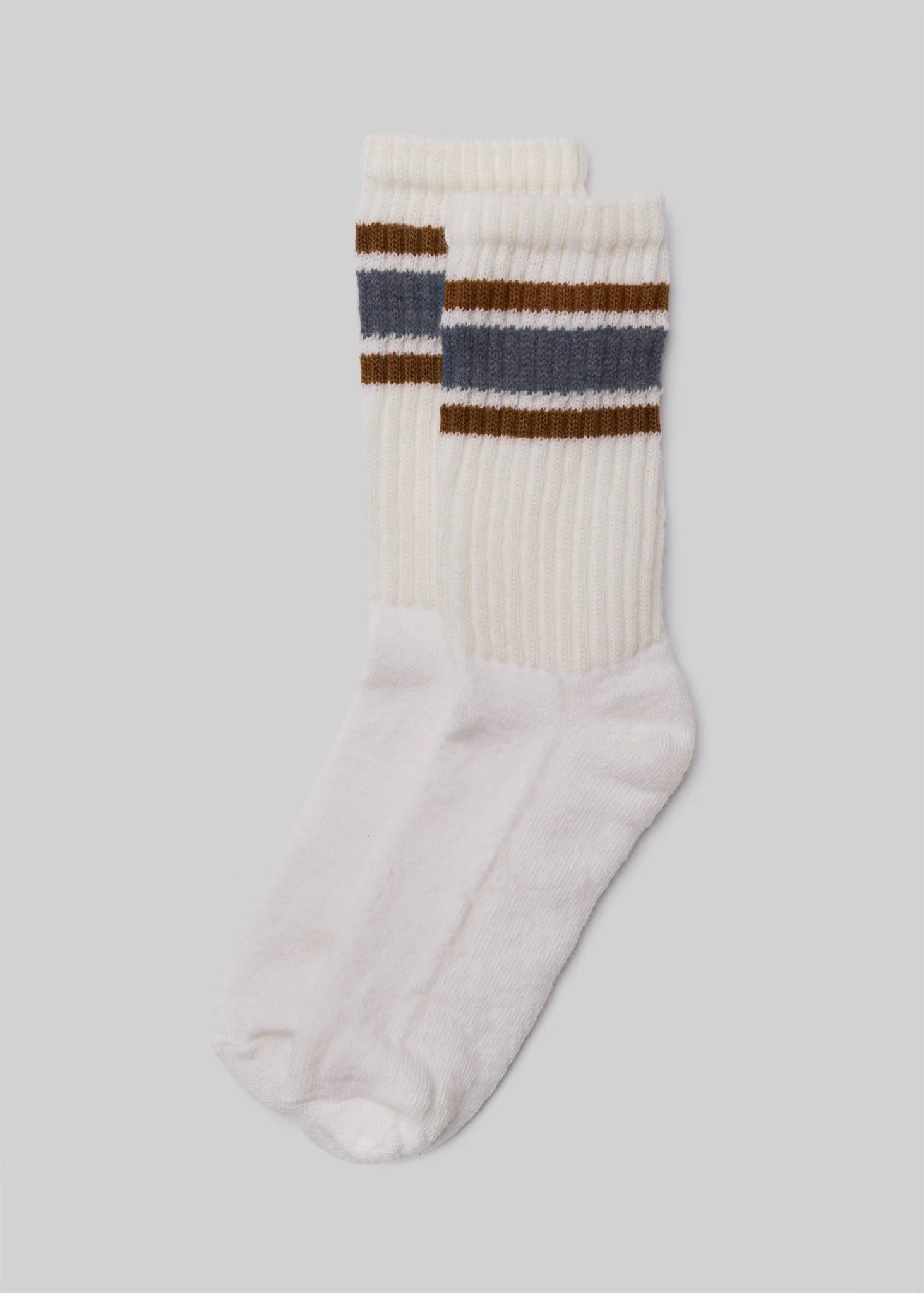 Marino Retro Stripe Denim/Brown