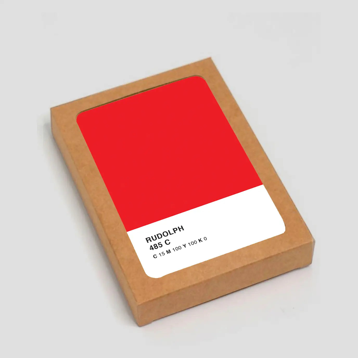 Rudolph Pantone Card: Boxed Set of 6