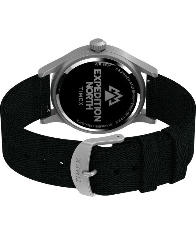 Expedition North® Sierra 40mm Recycled Materials Fabric Strap Watch
