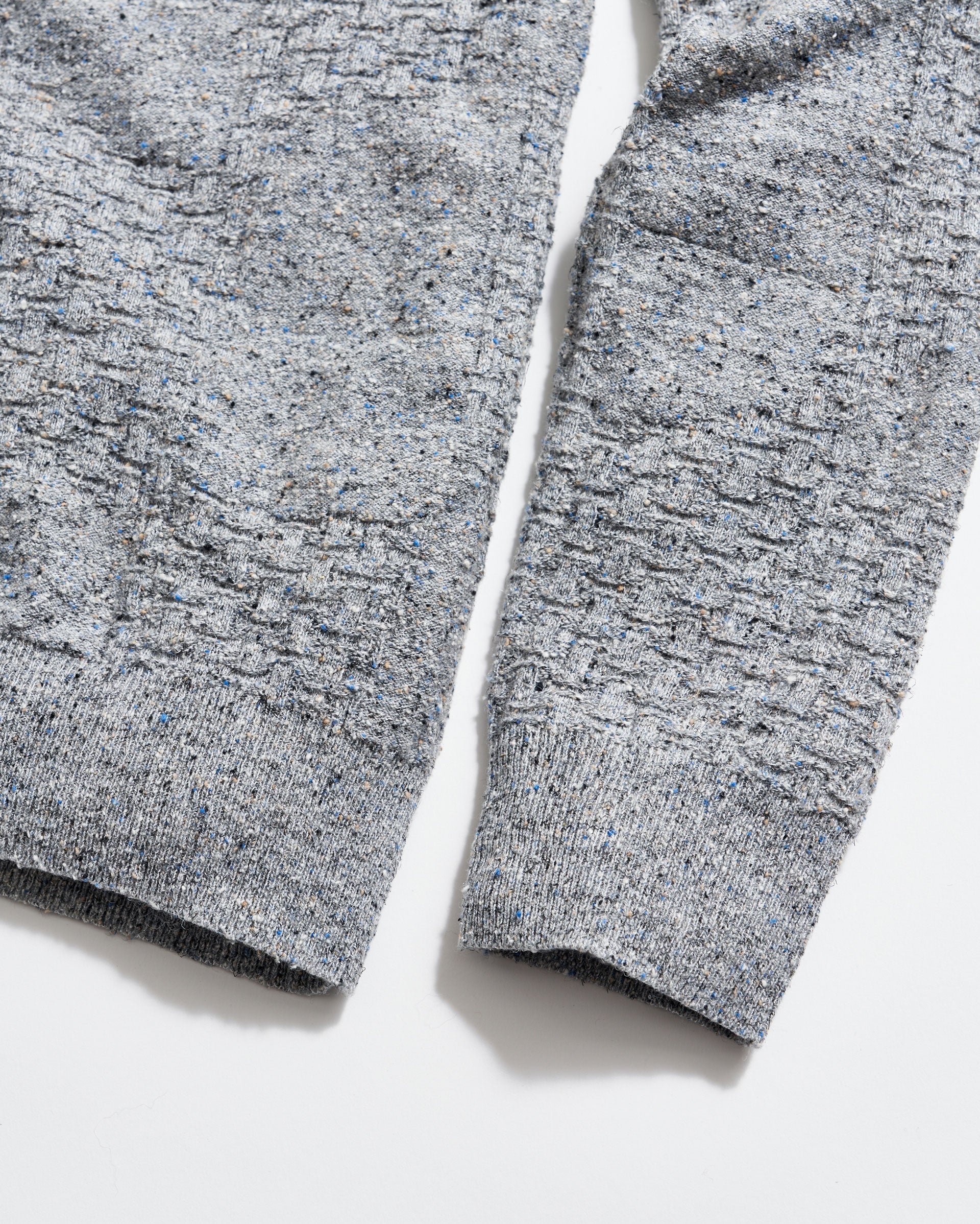 Weave Sweater - Light Gray Marled