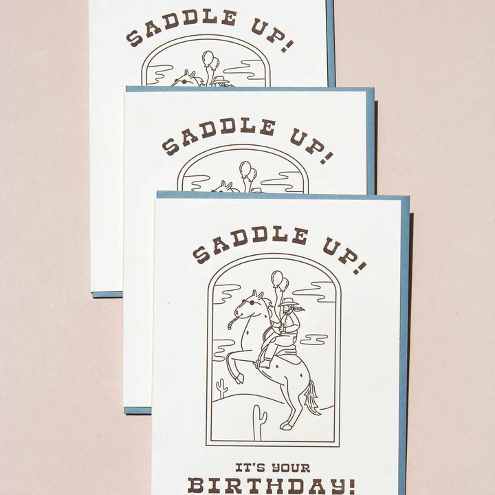 Saddle Up! IT's Your Birthday Greeting Card