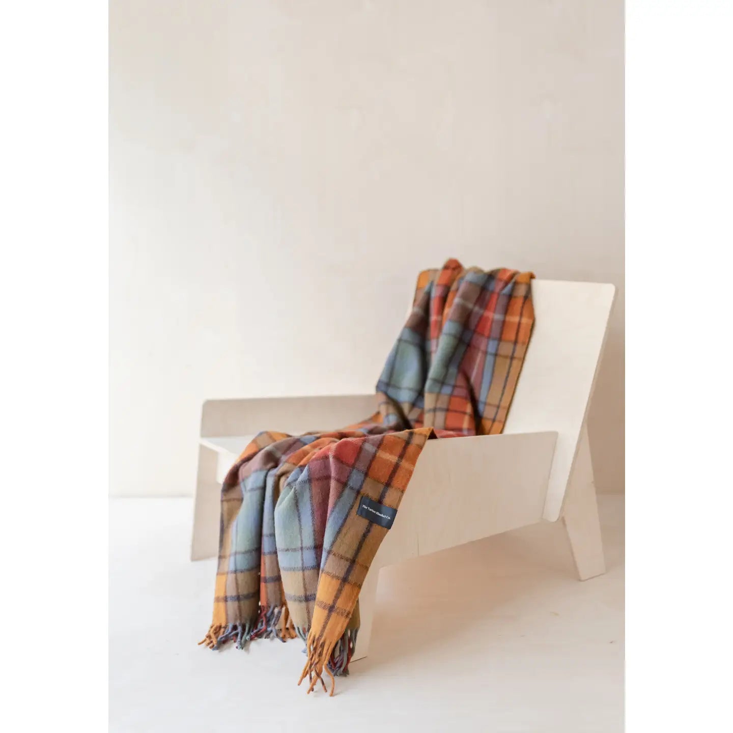 Recycled Wool Knee Blanket in Buchanan Antique Tartan