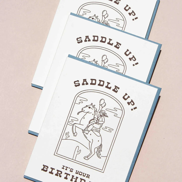 Saddle Up! IT's Your Birthday Greeting Card