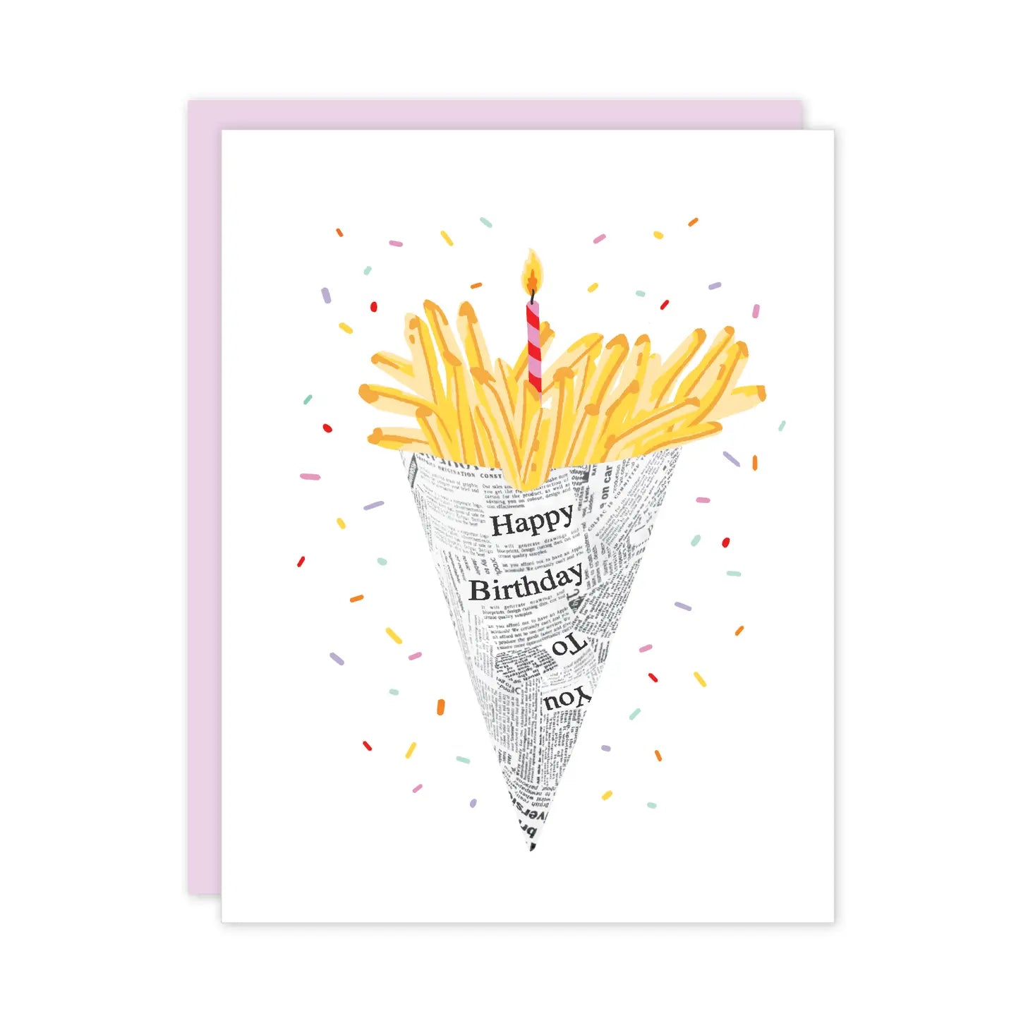 Birthday Fries Card