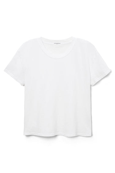 Harley Cotton Boxy Crewneck Tee - White