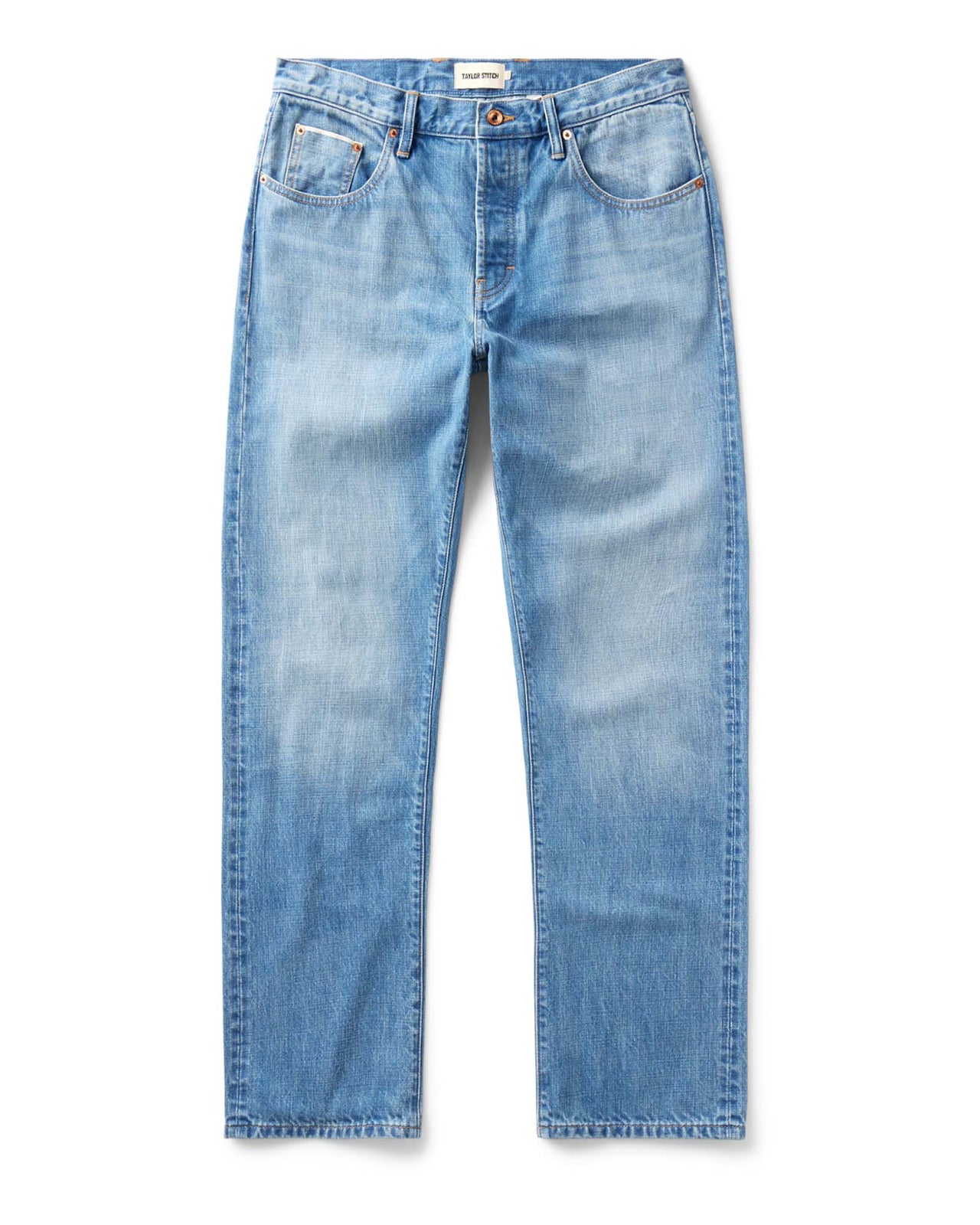 The Democratic Jean in Light Wash Organic Selvedge