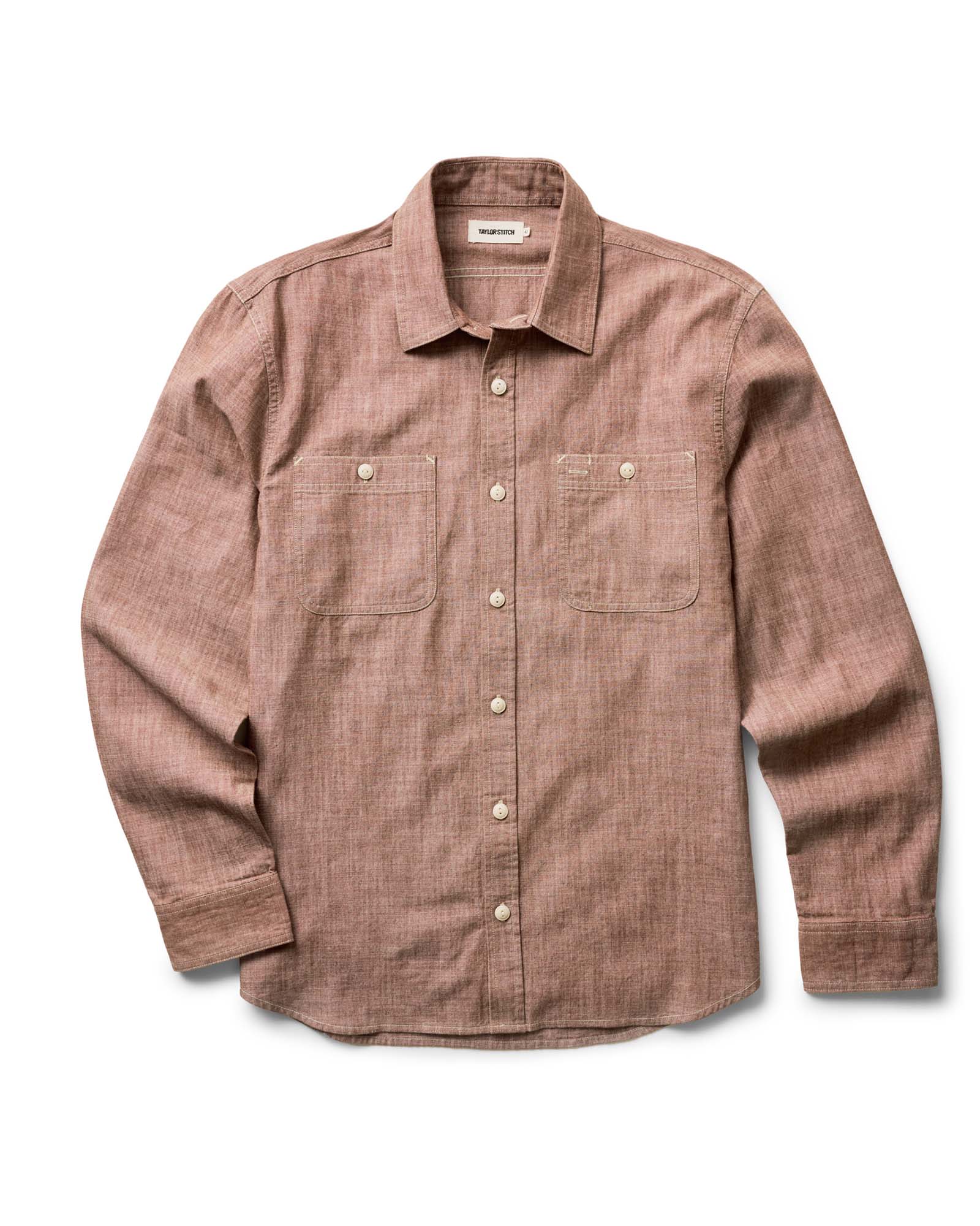 The Foundry Shirt in Brick Chambray