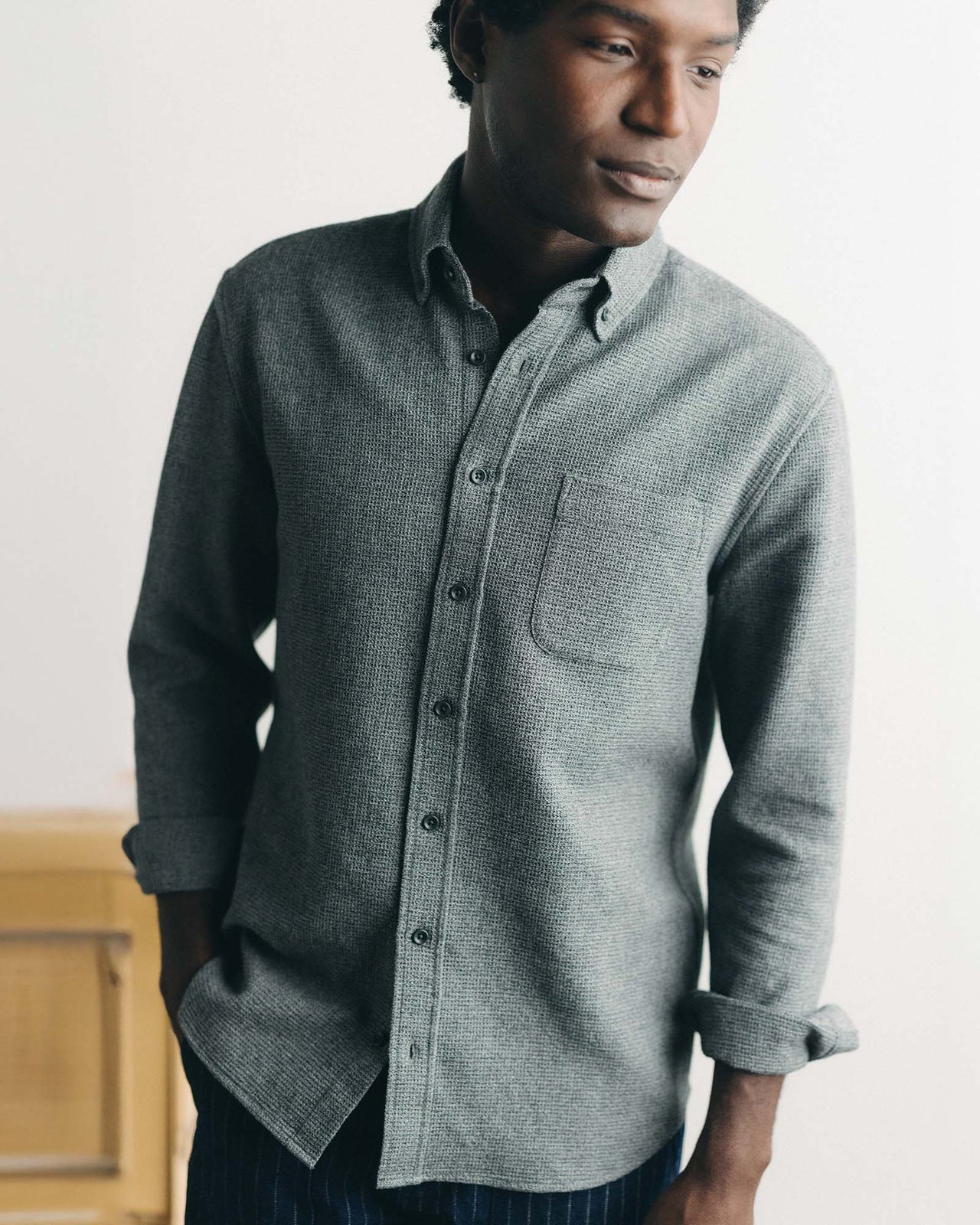 The Jack in Charcoal Twist Waffle