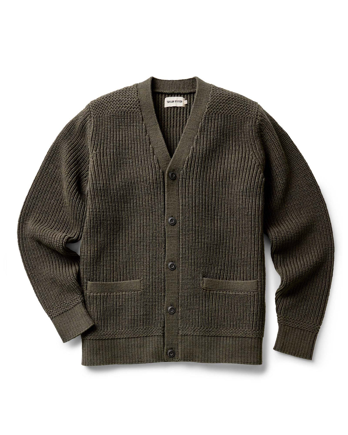 The Mariner Cardigan in Heather Loden Slub