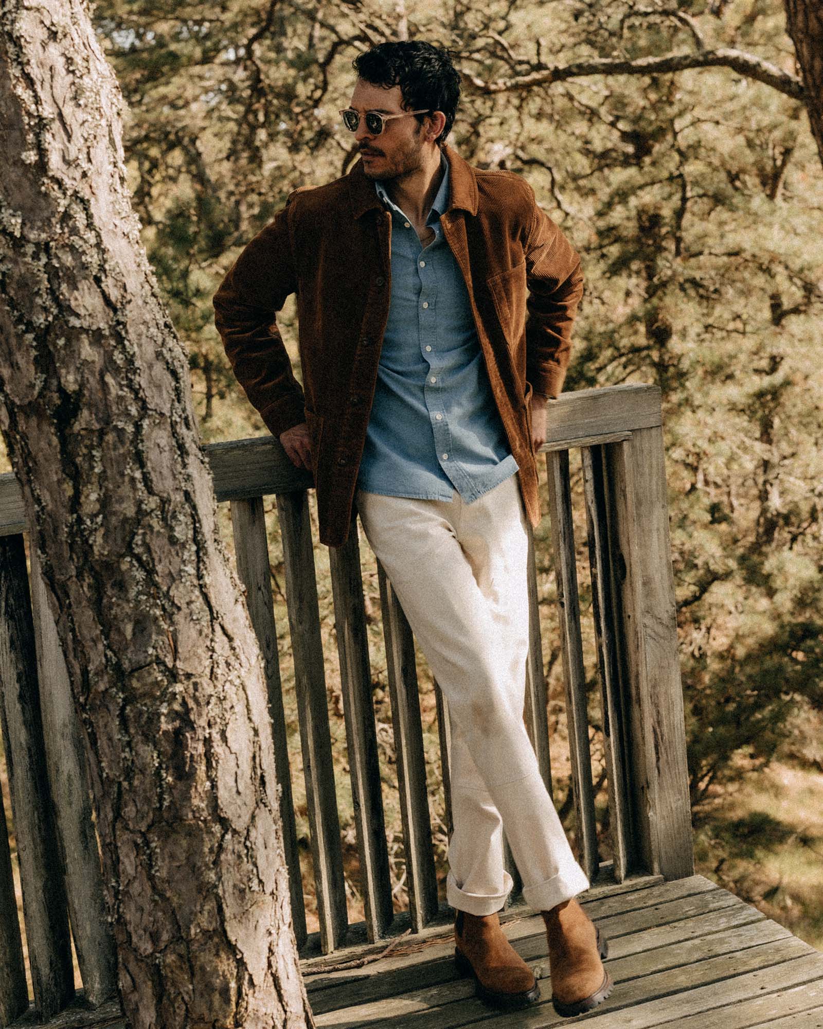 The Ojai Jacket in Bourbon Corduroy