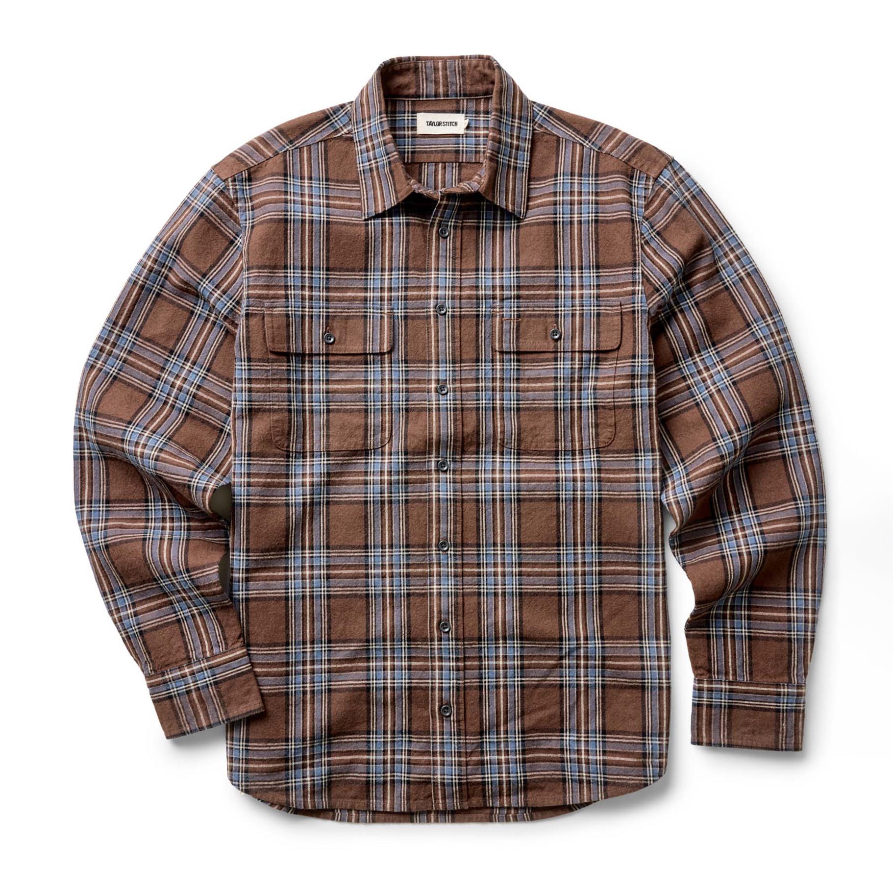 The Craftsman Shirt in Brick Plaid