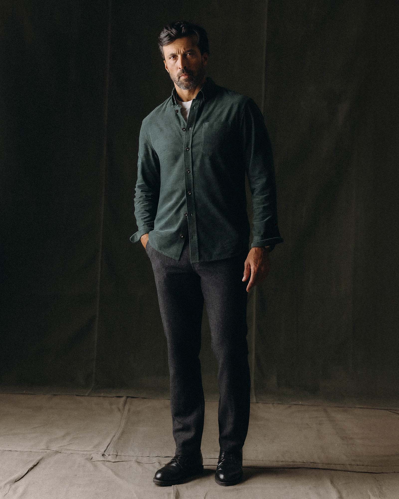 The Jack in Heather Pine Pincord