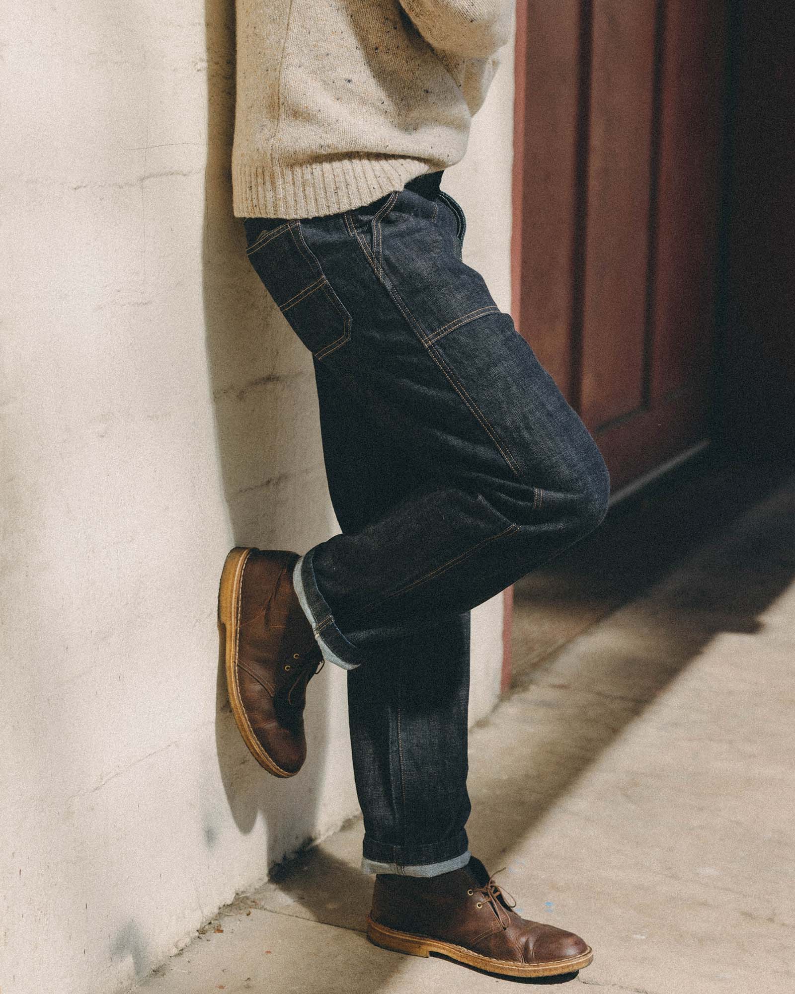 The Mariner Jean in Rinsed Organic Selvedge