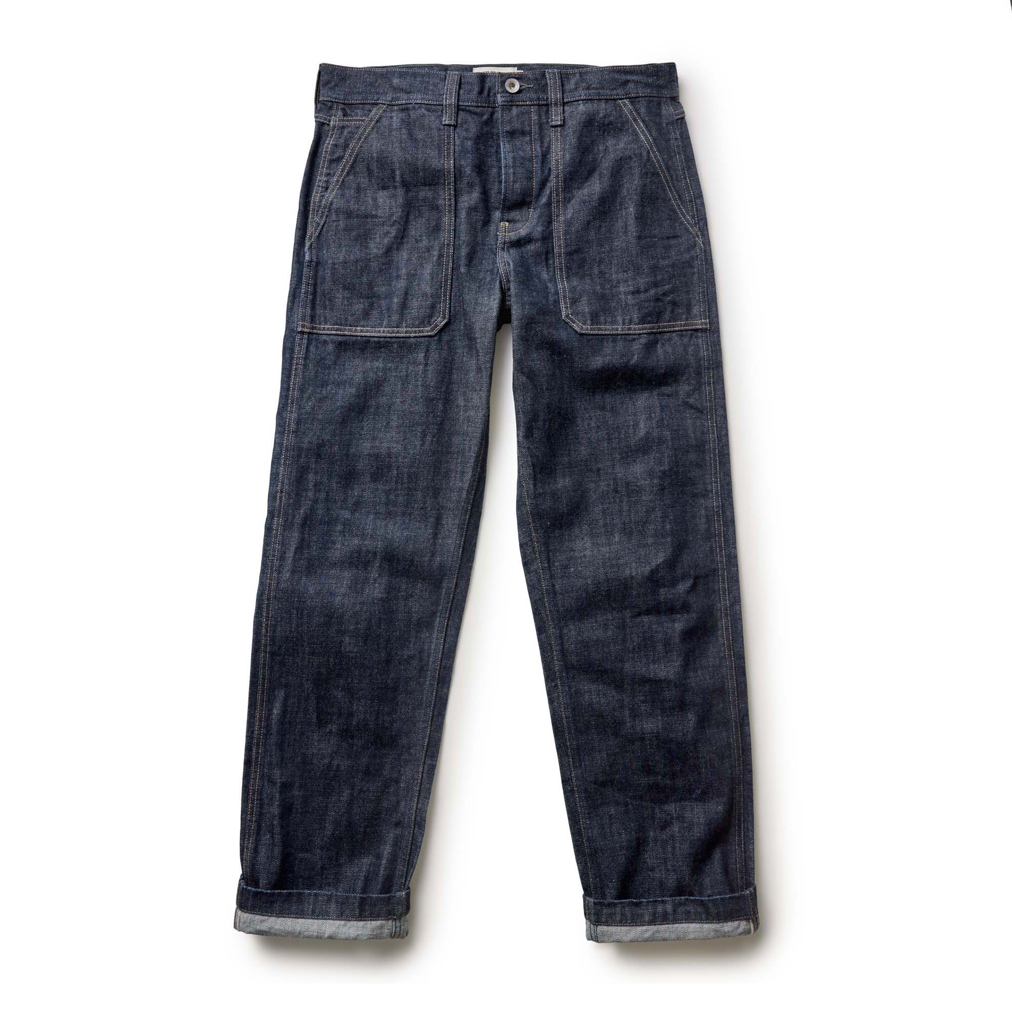 The Mariner Jean in Rinsed Organic Selvedge