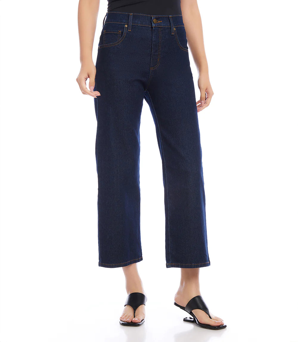 Cropped Wide Leg Jean