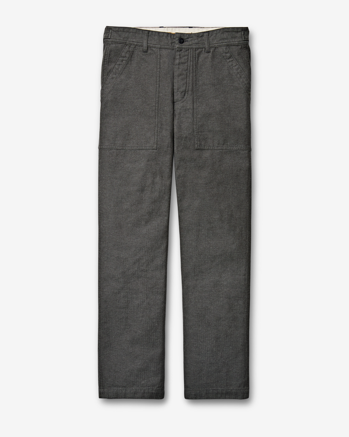 Herringbone Fatigue Pant - Flint Grey