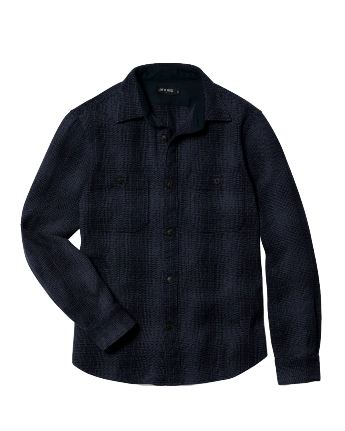Lodge Heavyweight Overshirt - Navy Plaid