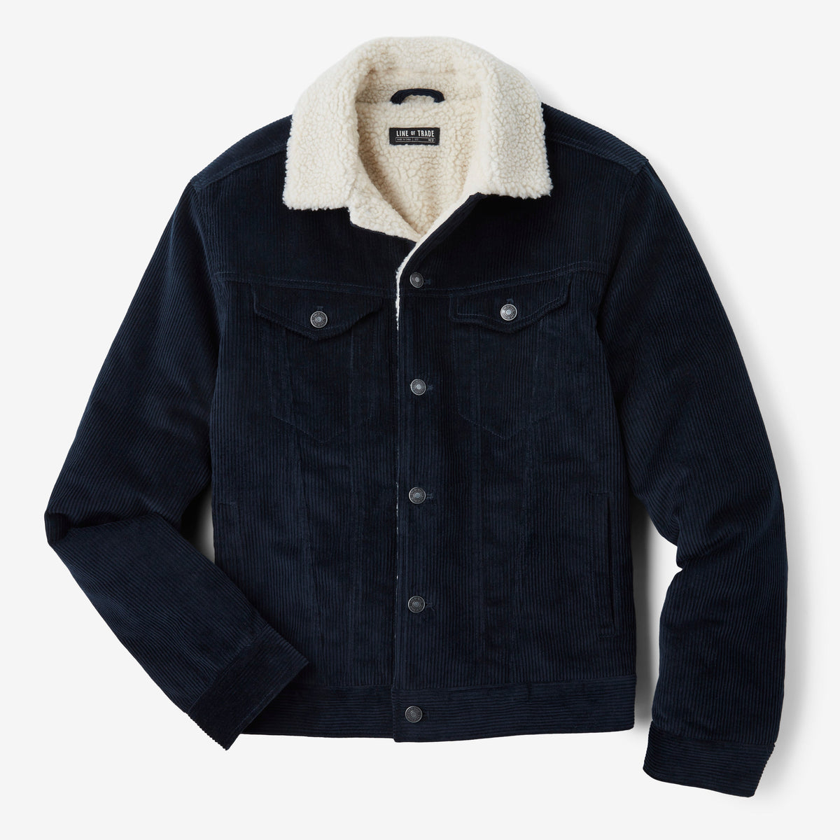 Montana Corduroy Trucker Jacket - Vintage Navy