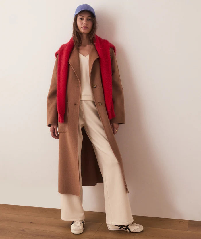 Colette Longline Coat - Camel