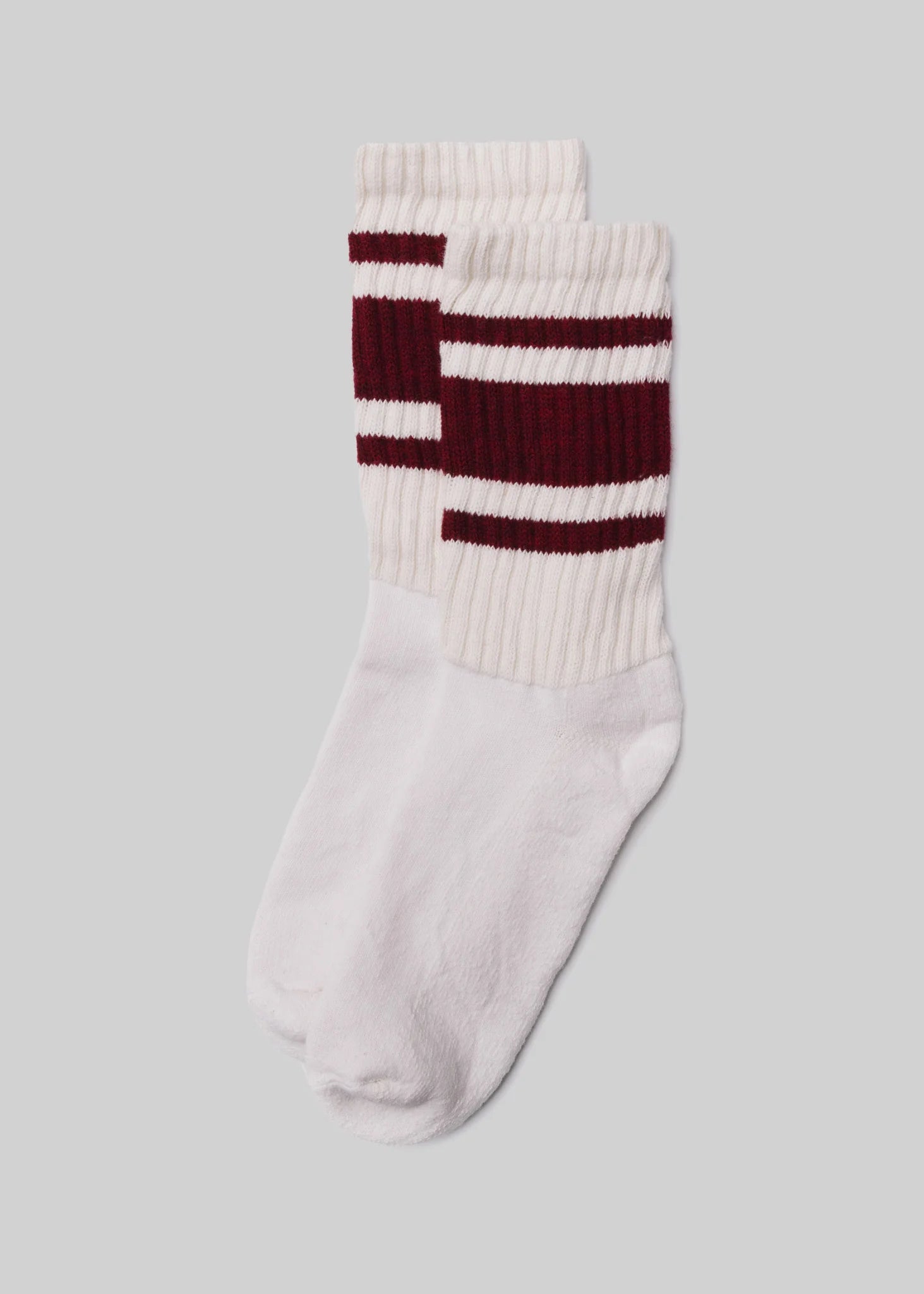 Mono Stripe Sock Red Heather