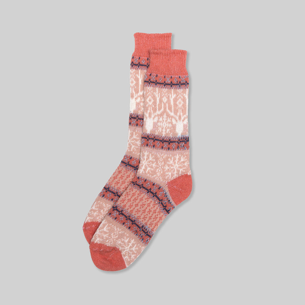 Women's Wool Fair Isle Sock