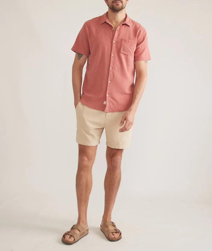 Short Sleeve Stretch Selvage Shirt