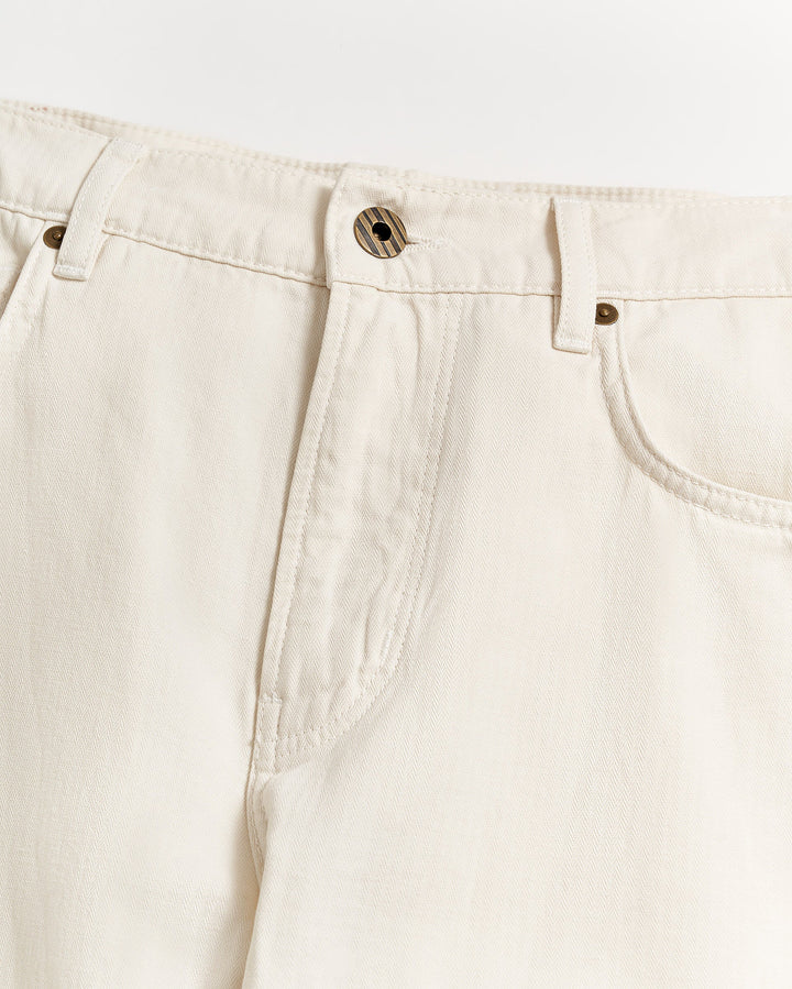 Cotton Linen 5 Pocket Pant