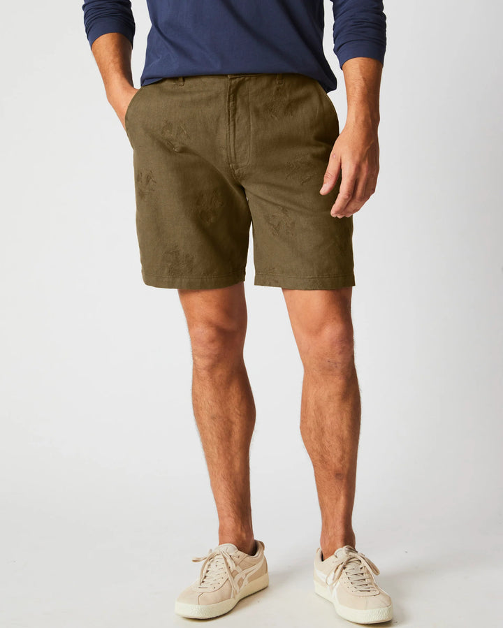 Pelican Gulf Embroidered Short